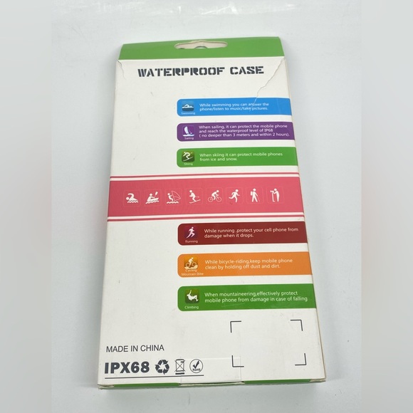 NEW WATERPROOF PHONE CASE FOR IPHONE 11 PRO BLUE/YELLOW - Picture 6 of 10